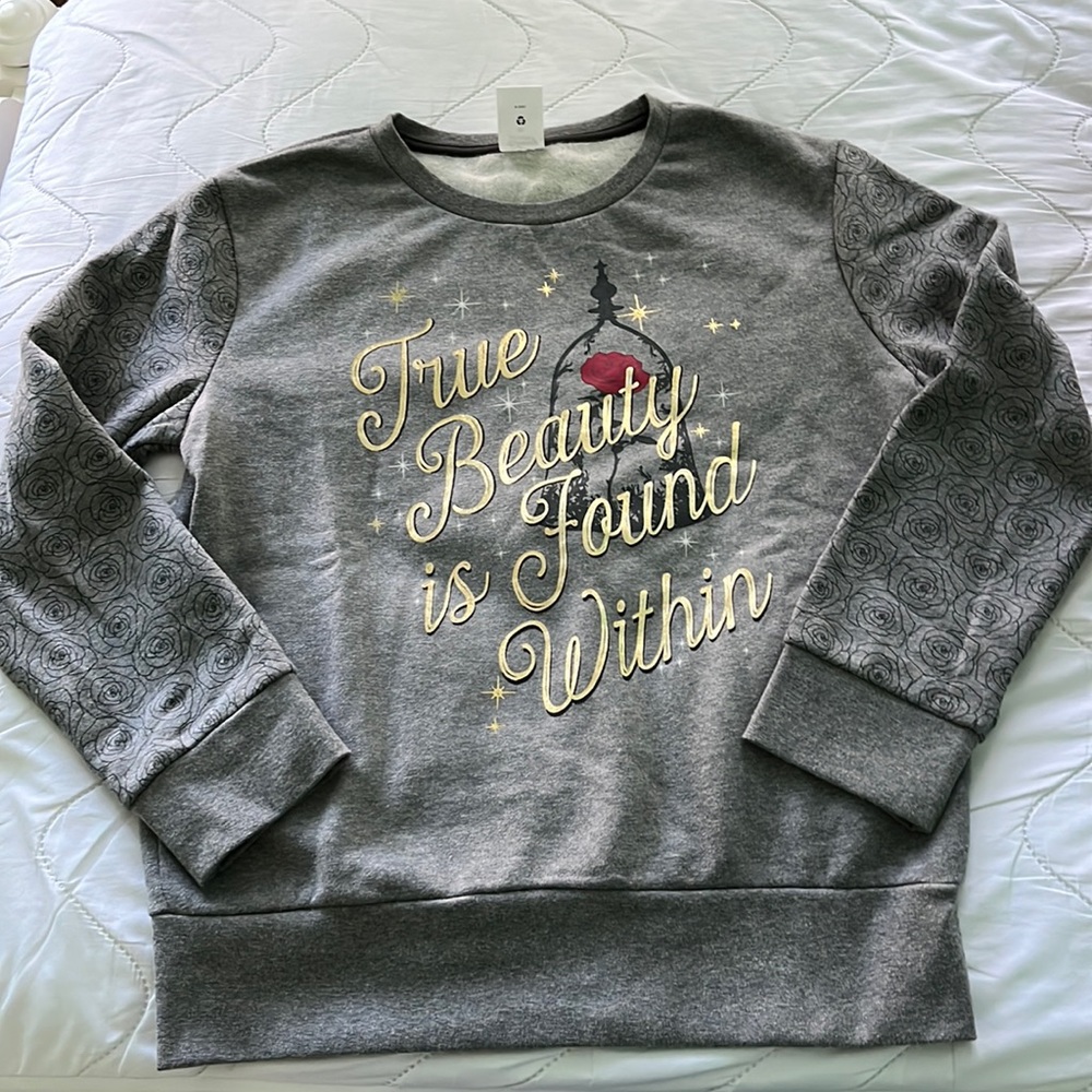 Disney Beauty And The Beast Sweatshirt - image 1